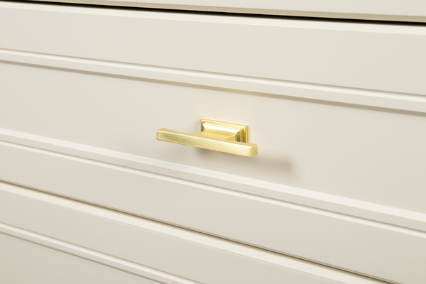 Комод Марион 16.249 слоновая кость С341 PE, слоновая кость 6898 ПВХ, белый PE шагрень