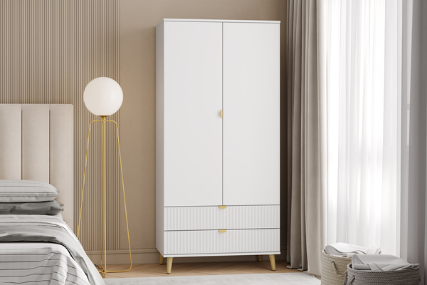 Прихожая Дакота композиция 2 меренга, белый, без пуфа